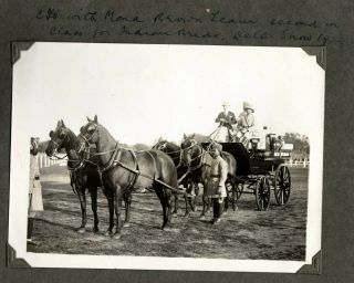 1912 - 37 English India Photo Album Military Handwritten Inscriptions Major Aitken 10