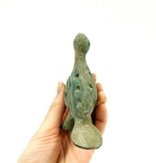 ROMAN CA.  200 AD BRONZE OPEN WORK FIGURE OF A DUCK - R246 3