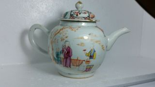 Chinese qianlung famille rose decoration teapot 18th century 3