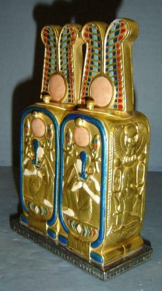 Rare Boehm Porcelain Treasures Of Pharaoh Tut Tutankhamun Perfume Box Limited Ed