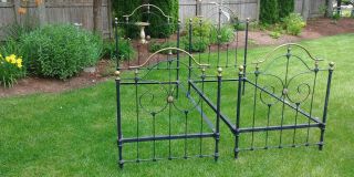 Antique Brass and Iron Bed - (2) Twin beds 2