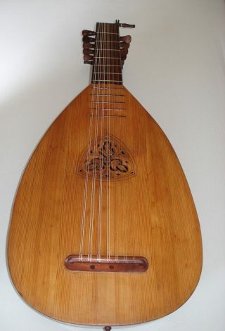 7 Cours Renaissance Lute From German Masterluthier Albert Roth 1921