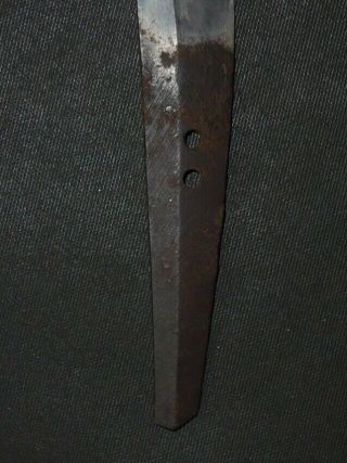 WAKIZASHI (sword) w/White sheath : KANEMICHI : EDO : 23.  6 × 15.  6 