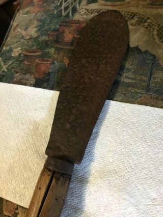 Revolutionary War 18th Century Forged Iron Fighting Knife Armors Touch Marked 8