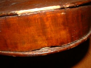 Antique Violin body Italian Violin Joannes Maria Valenzano Rome,  1800 ' s OR OLDE 10