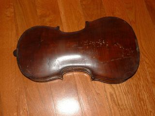 Antique Violin body Italian Violin Joannes Maria Valenzano Rome,  1800 ' s OR OLDE 3