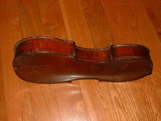Antique Violin body Italian Violin Joannes Maria Valenzano Rome,  1800 ' s OR OLDE 5