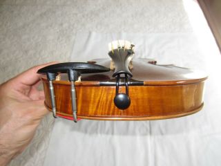 Antique 4/4 German Violin WILHELM DUERER 1905 Eisleben Old Vintage Fiddle 10
