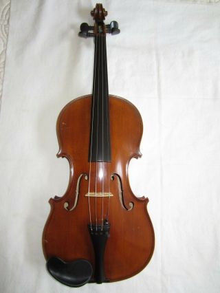Antique 4/4 German Violin WILHELM DUERER 1905 Eisleben Old Vintage Fiddle 3