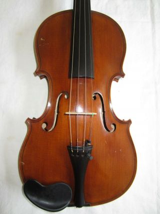Antique 4/4 German Violin WILHELM DUERER 1905 Eisleben Old Vintage Fiddle 4