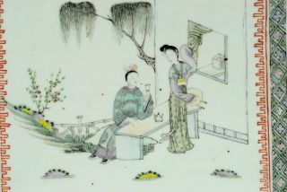A Beautifull Antique Mirrored Qian Jiang Cai Style Porcelain Pillows 8