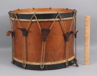 Antique 19thc John C.  Haynes Boston,  Birdseye Maple,  Field Snare Drum,  Nr