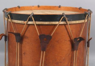 Antique 19thC John C.  Haynes Boston,  Birdseye Maple,  Field Snare Drum,  NR 3