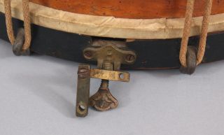 Antique 19thC John C.  Haynes Boston,  Birdseye Maple,  Field Snare Drum,  NR 5