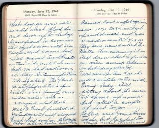 Handwritten Diaries Loomis Himberger Fremont Nebraska Manhattan Model 1916 - 1947 4