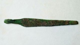 Ancient Bronze Knife Blade Bronze Age Circa 1100 Bc