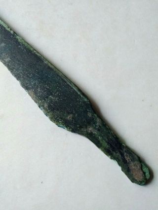 Ancient Bronze Knife Blade Bronze Age Circa 1100 BC 4