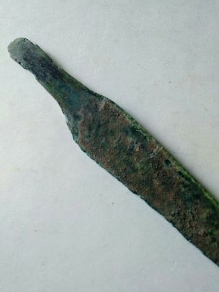 Ancient Bronze Knife Blade Bronze Age Circa 1100 BC 5
