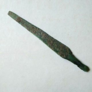 Ancient Bronze Knife Blade Bronze Age Circa 1100 BC 8