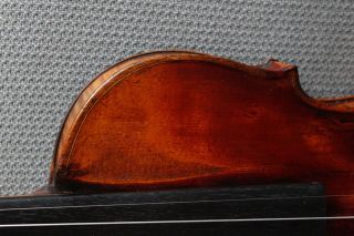Stunning Old antique 4/4 unlabeled Italian French or German violin c.  1800 5