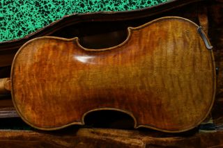 A stunning fine old violin labeled Carlo Bergonzi 1742.  sound. 10