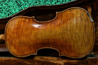 A Stunning Fine Old Violin Labeled Carlo Bergonzi 1742.  Sound.