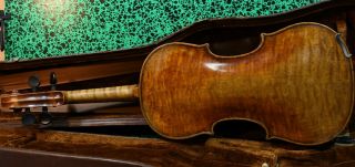 A stunning fine old violin labeled Carlo Bergonzi 1742.  sound. 2