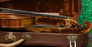 A stunning fine old violin labeled Carlo Bergonzi 1742.  sound. 7