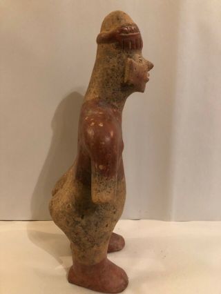 Large RARE Pre Columbian standing male figure, 3