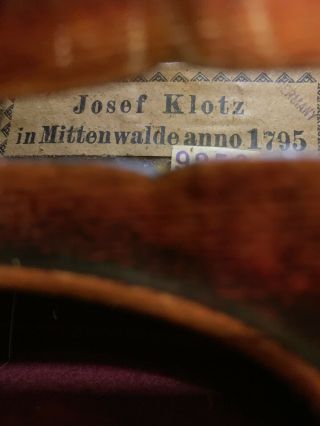 Josef Klotz Violin Made In Germany 6