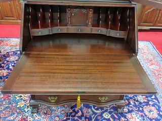 Mahogany Secretary Desk by Maddox - Refinshed - Delivery Available 5