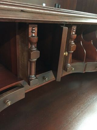 Mahogany Secretary Desk by Maddox - Refinshed - Delivery Available 6