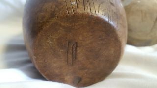 Vtg Ancient Egyptian Carved Stone Hieroglyphics Heavy Urn Vase With Lid 11