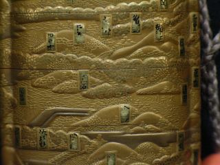 Antique Japanese Five Case Inro Signed Koryusai 19th C 8