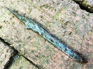 900 AD Antique Viking Dagger N sword rapier 4