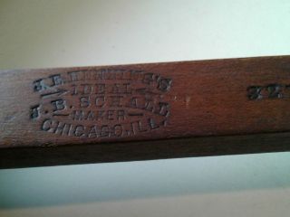 Rare J.  B.  Schall banjo made for J.  E.  Henning 1880s? Chicago for repair/project 2