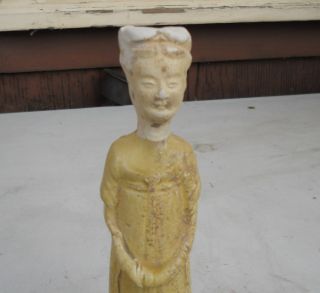 Ancient Chinese Han Dynasty Musician or Dancer 7.  25 in Lucite Stand 6
