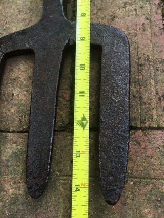 Antique Big Heavy Thick Trident Spear Halberd Gladiator Spear No sword rapier 11