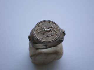 Rare Ancient Roman Legionary Silver Ring