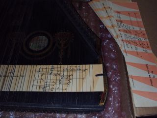 Antique Concert Guitarr - Zither with Music - Made in Saxony 7