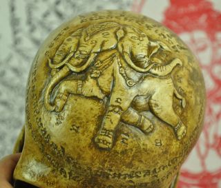 Ritual Skull Head God Elephant Tattoo Thai Amulet Talisman Magic Voodoo occult 8
