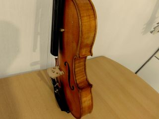 VIOLIN -,  Old Violin,  ITALY,  Label B.  Caruana Marsigliese,  4/4, 9