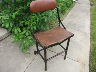 Vintage Rare Architect Industrial Drafting Desk Table Chair
