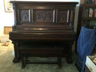 Vintage Piano,  1901 Conover Cabinet Grand