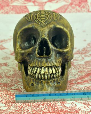 Ritual Skull Head Tattoo Thai Amulet Talisman Magic mystic Voodoo occult Shaman 11