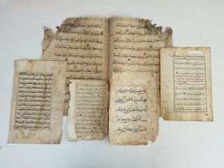 5 Antique Manuscript Arabic Islamic Bukhara Malay Mamluk Ottoman Chinese Koran