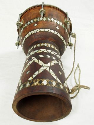Afghan traditional Folk musical instrument Goblet drum tombak Zerbaghali No:17/C 3