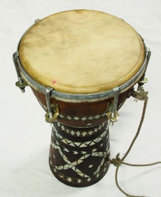 Afghan traditional Folk musical instrument Goblet drum tombak Zerbaghali No:17/C 4