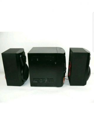 Panasonic SA - AK100 AM/FM Tuner DUAL CASSETTE DECK & 5 CD Boombox (WITH REMOTE) 7
