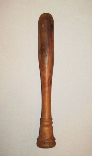 Antique Vtg Late 18th Early 19th C Turned Wooden Muddler Swizzle Toddy Stick